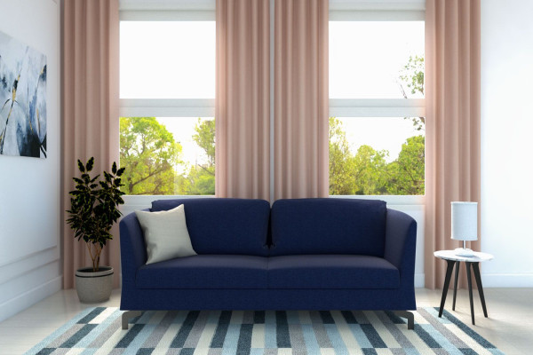 What Color Curtains go with Blue Couch? ( Interesting Color