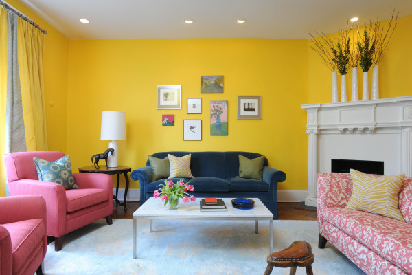 Yellow Living Room