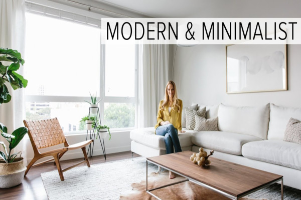 APARTMENT TOUR my modern & minimalist living room tour