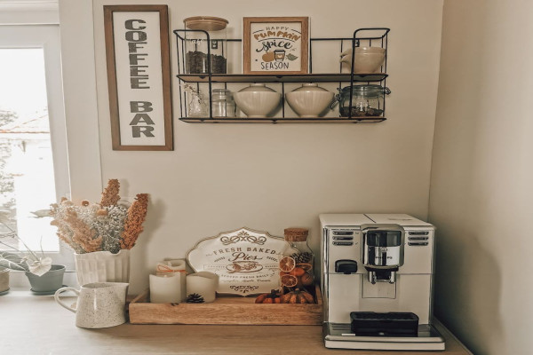 Coffee Corner For Small Spaces Inspiration