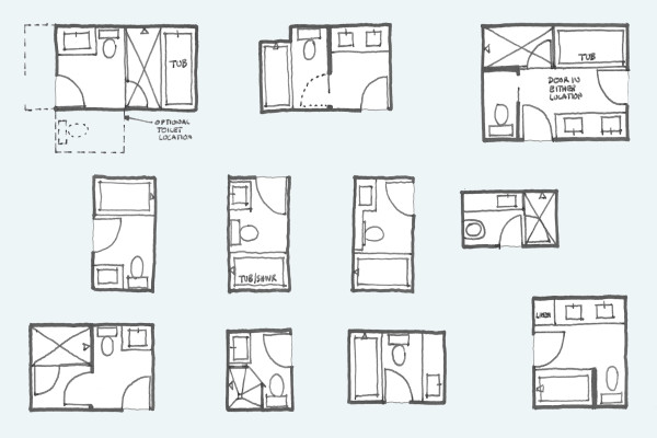 Bathroom Configurations For Small Bathrooms Inspiration