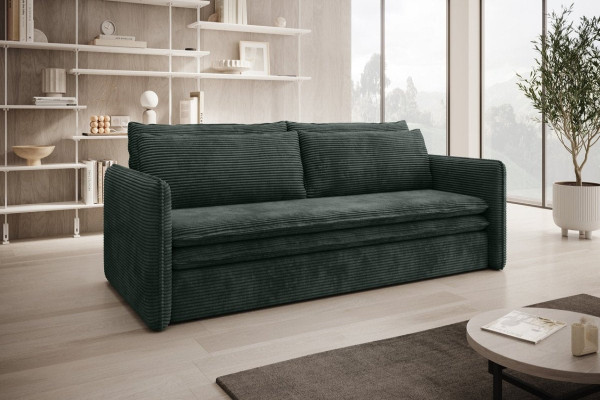 Designer Sofa Tilo Slim mit Schlaf- und Klappfunktion