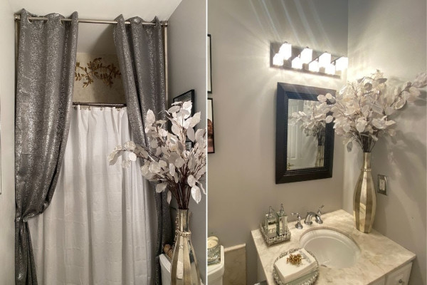 GLAM BATHROOM DECOR IDEAS // Bathroom Tour and Decorate with me// how to decorate a bathroom