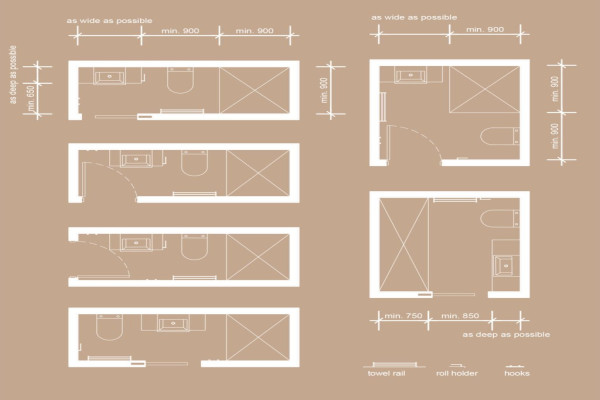 Tiny Bathroom Plan Inspiration