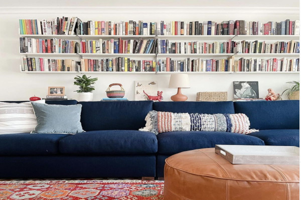 Small Living Room Ideas With Bookshelves Design