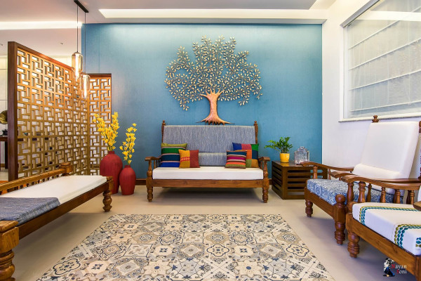 Living Room Designs Indian Style For Middle Class Family