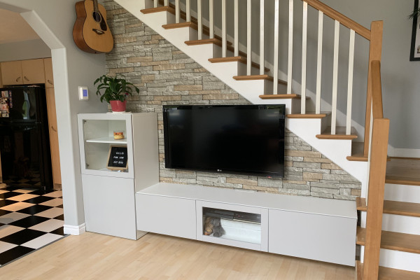 Living room Stairs in living room, Living room under stairs