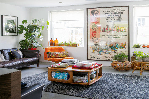 Mid Century Small Living Room Design