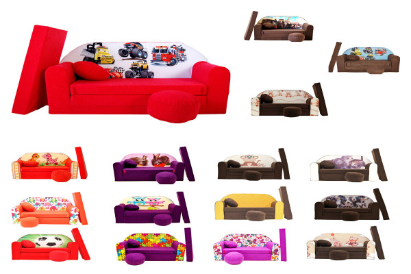 MILLYBO Couch Kindersofa Spielsofa Kindercouch in Kinder Sofa Minisofa