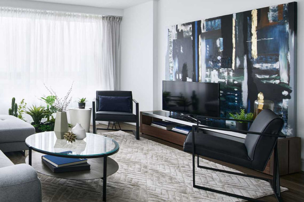 Placing a TV in a Small Living Room: Layout Ideas Mobilia Canada