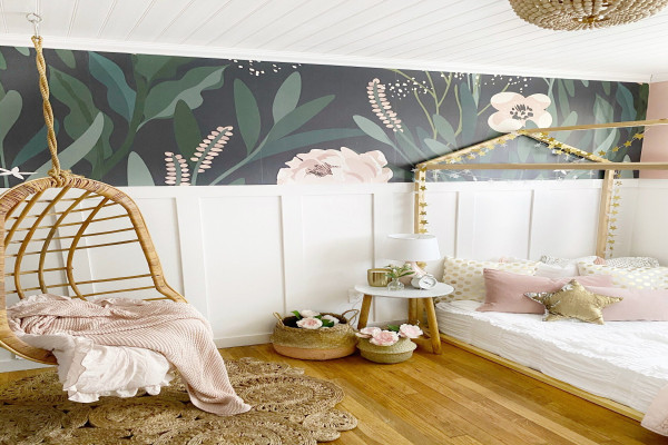 Small Space Living : Girls Bedroom Ideas, how we transformed this