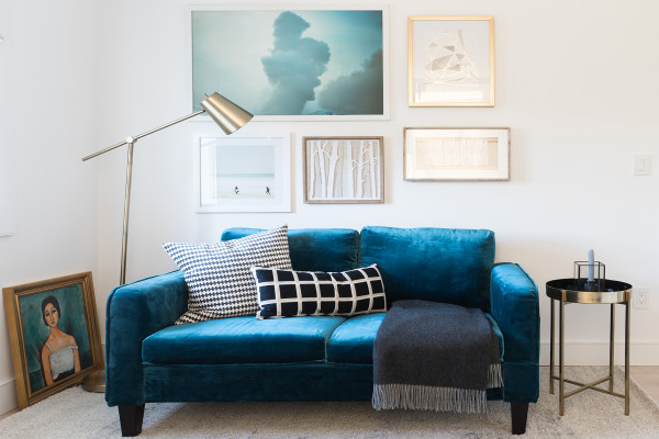 The Perfect Small Space Sofa – And How To Style It - Bright Bazaar