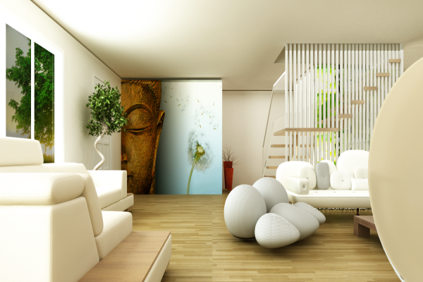 Zen Living Room Design For Small Apartments Inspiration