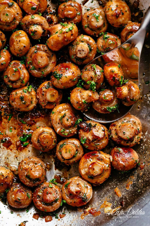 Garlic Sauce Mushrooms