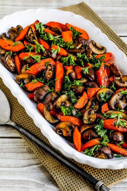 Stir-Fried Mushrooms And Carrots