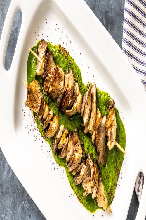 Mushroom Kebab