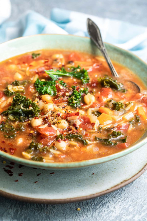 Mushroom Minestrone