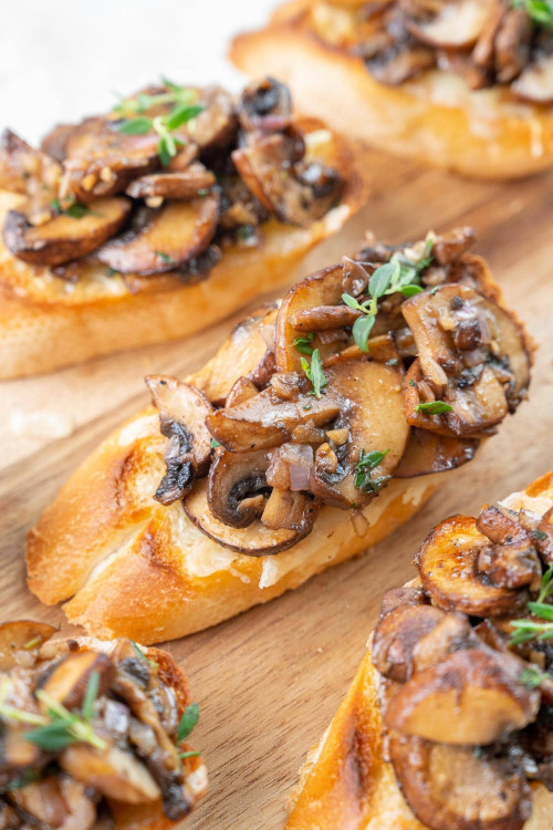 Mushroom Bruschetta