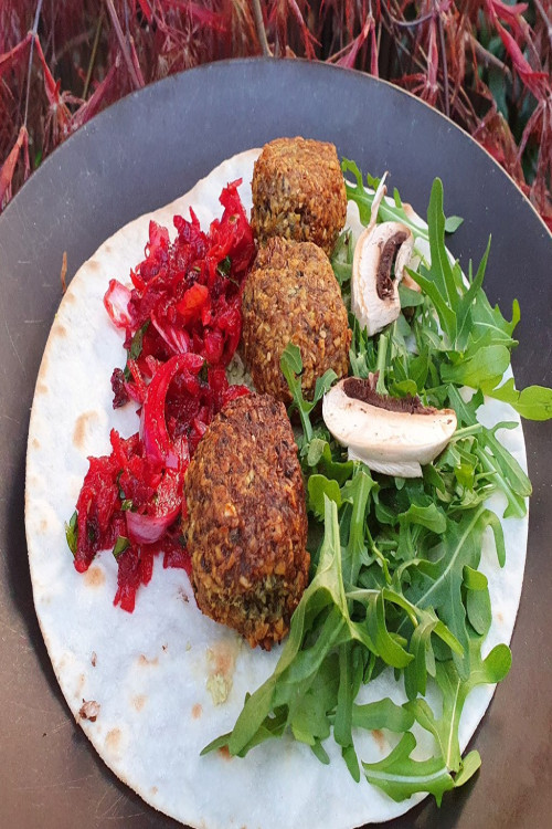 Mushroom Falafel