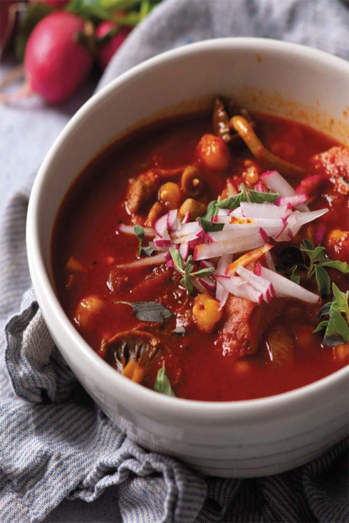 Mushroom Pozole