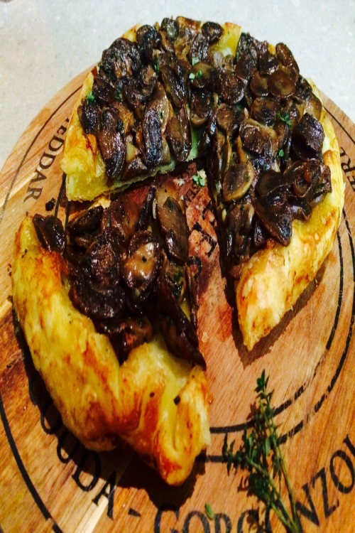 Mushroom Tarte Tatin