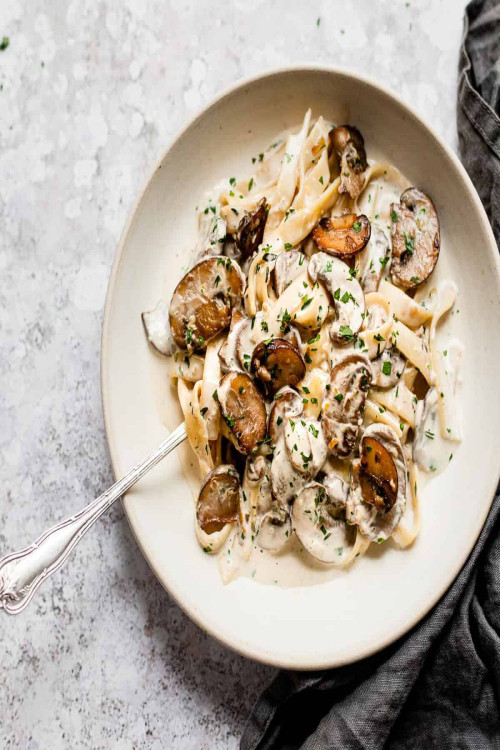 Mushroom Tagliatelle